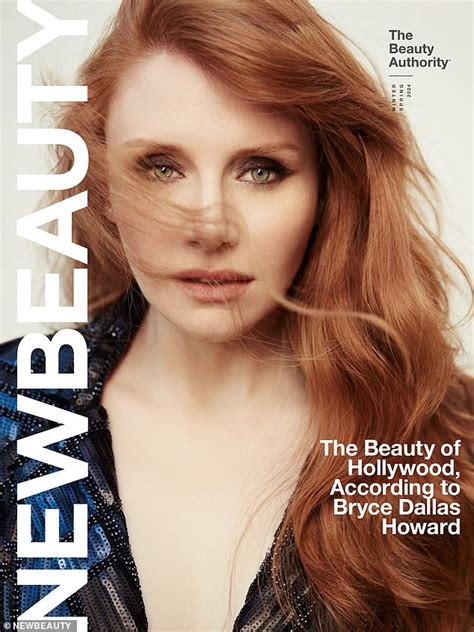 bryce dallas howard tits|Bryce Dallas Howard puts on busty display in NewBeauty cover。